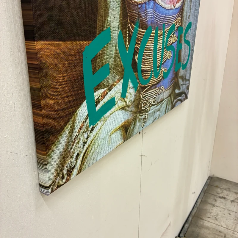 Thomas Klotz "Lamm" Kunstdruck auf Leinwand 100x75 Wandbild Deko