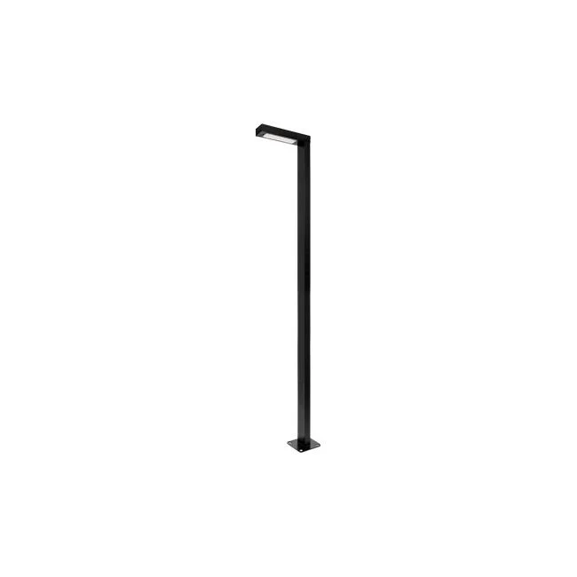 LED Lichtmast/ Straßenlaterne | 30W | 250 CM | Aluminium | Schwarz | Straßenbeleuchtung | 4000K - Neutralweiß | EPPE