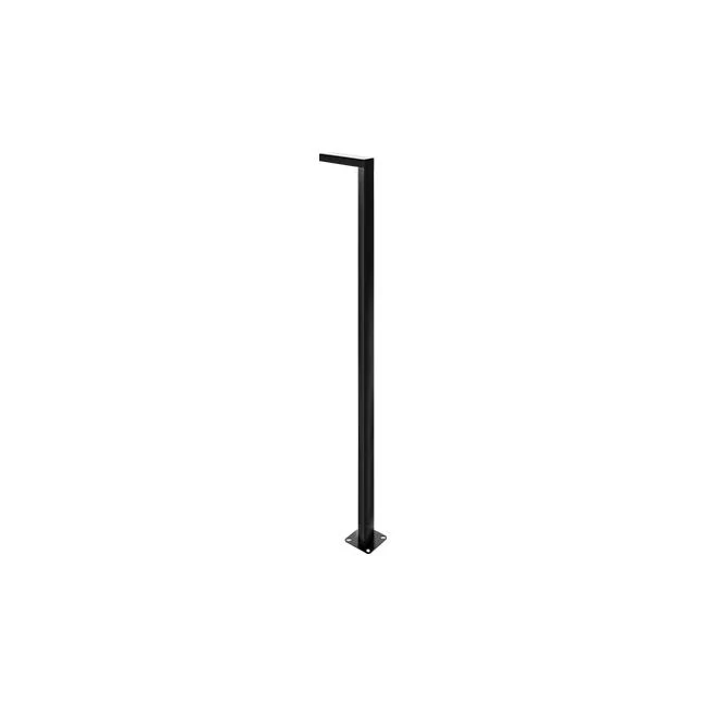 LED Lichtmast/ Straßenlaterne | 30W | 250 CM | Aluminium | Schwarz | Straßenbeleuchtung | 4000K - Neutralweiß | EPPE