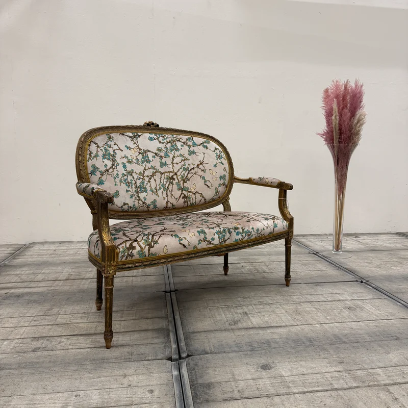 Thomas Klotz Upcycling Barock Sofa 2-Sitzer Chinoiserie Unikat