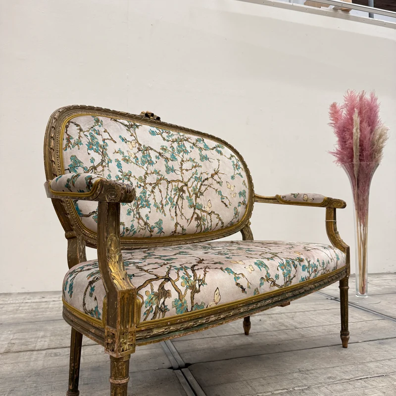 Thomas Klotz Upcycling Barock Sofa 2-Sitzer Chinoiserie Unikat