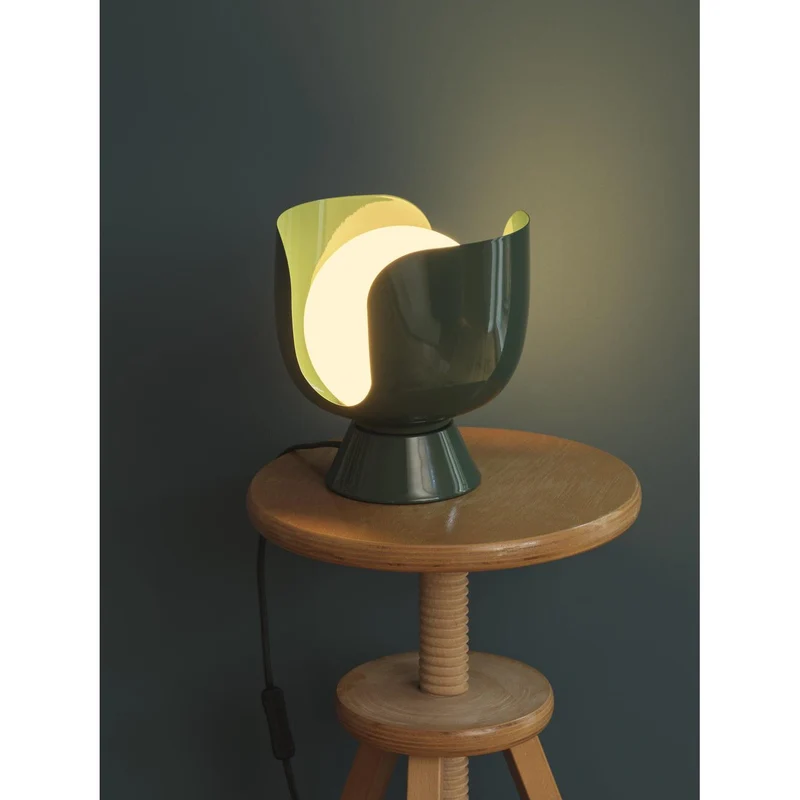 OSRAM DECOR Corolle Tischleuchte Chalice E14 Grün