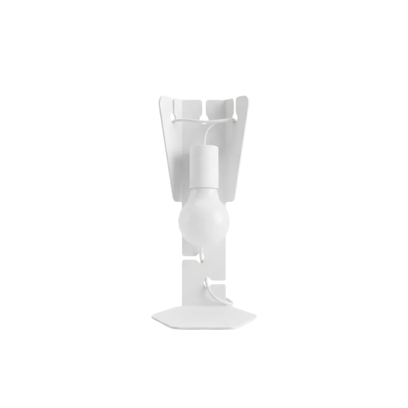 Design-Schreibtischlampe aus weißem Stahl – Arkanis
