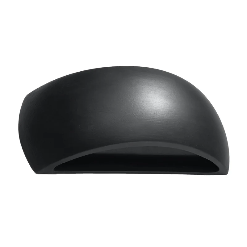 Moderne schwarze Keramik-Wandleuchte – Neravos