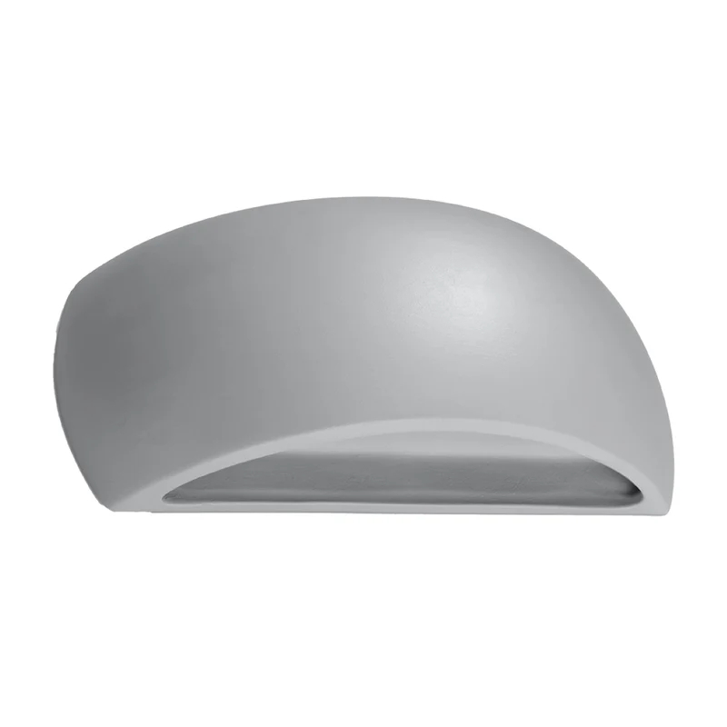 Moderne graue Keramik-Wandleuchte – Neralis