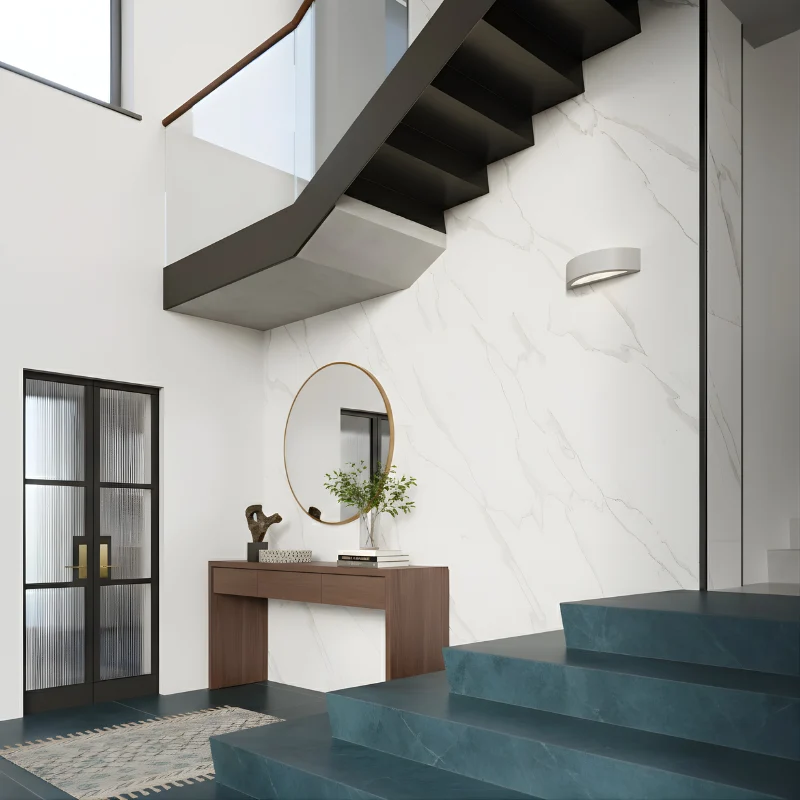 Moderne graue Keramik-Wandleuchte – Athenys