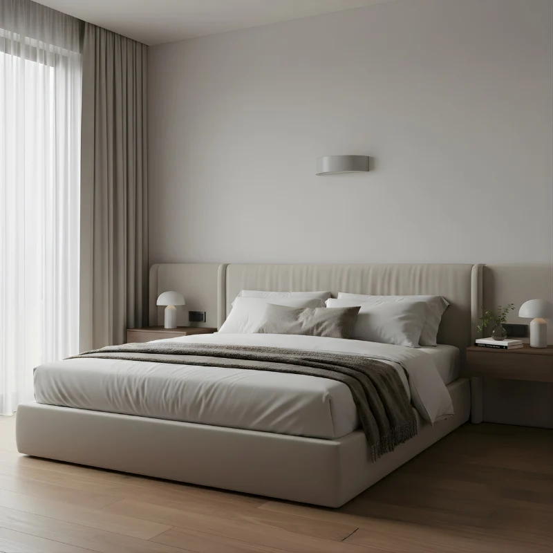 Moderne graue Keramik-Wandleuchte – Athenys