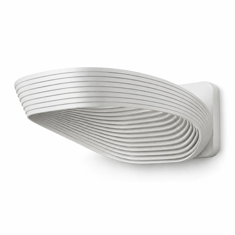 Ovale Aluminium-Wandleuchte – Triareora