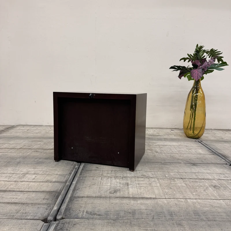 Nachttisch Dunkle Eiche 65cm Nachtkonsole Beistelltisch Tisch Gebraucht