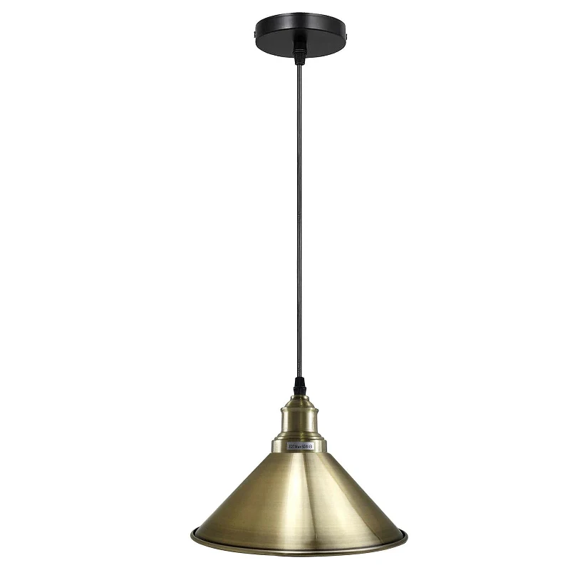 Vintage Pendelleuchte Industrie Metall Hängeleuchte ~4041