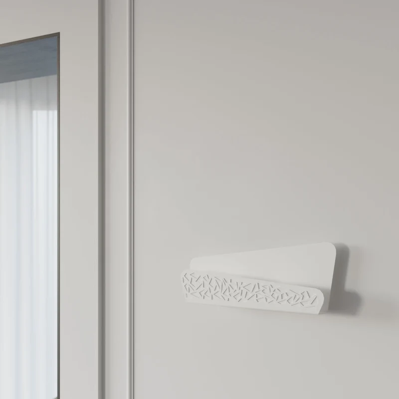 Moderne weiße Wandleuchte für den Flur – Modèle Nerayne