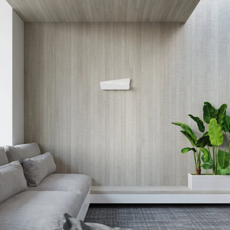 Moderne weiße Wandleuchte für den Flur – modèle Valessia