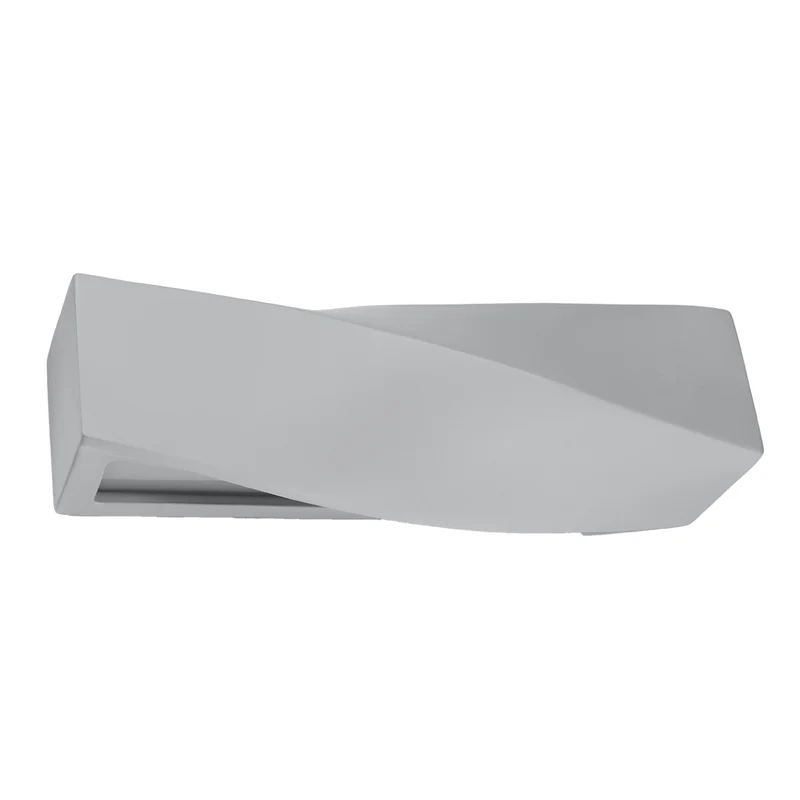 Moderne graue Keramik-Wandleuchte – Asterion