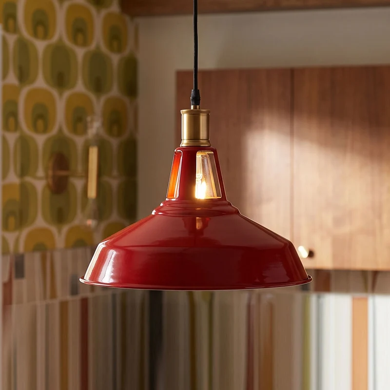 Vintage Werkstattpendel – Industrie De Deckenlampe Esstisch | Ø 30cm | E27~1681
