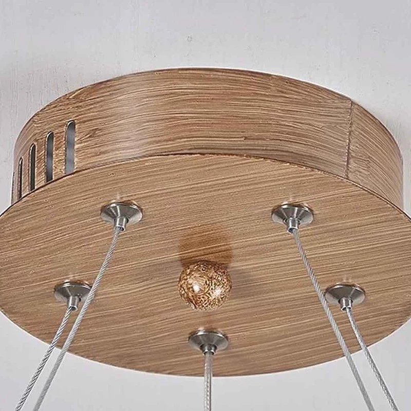 Circular Tree Branch Chandelier Resin Multi-Globe