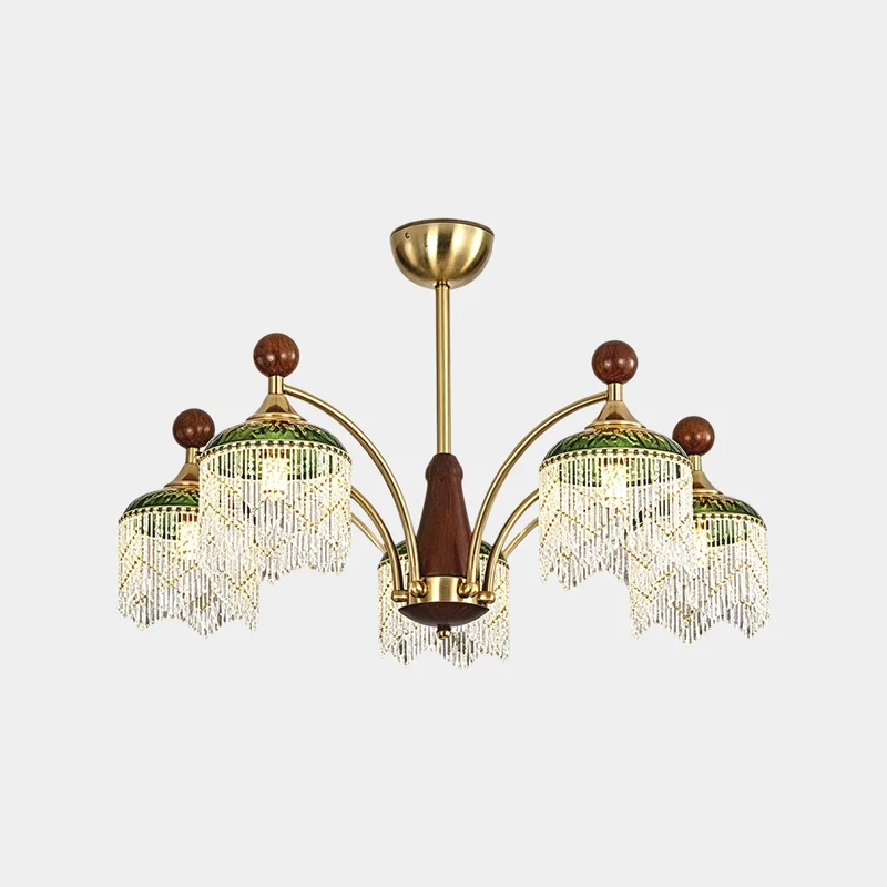Crystal Fringe Chandelier Tassel Vintage