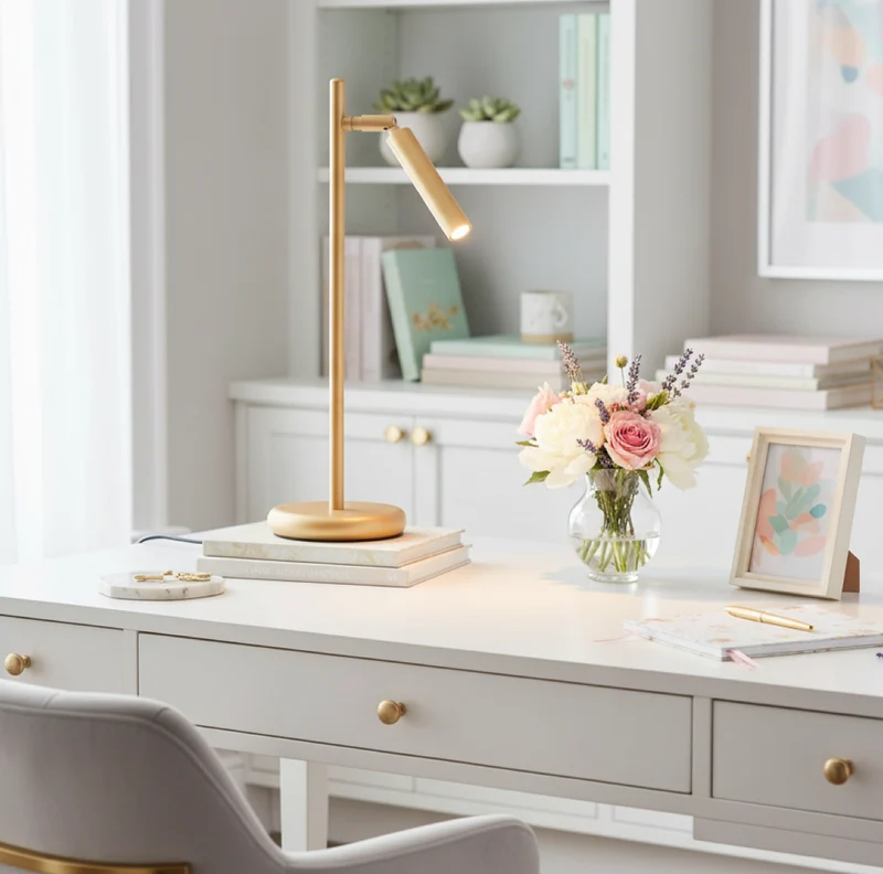 Tischlampe Gold Pastelo