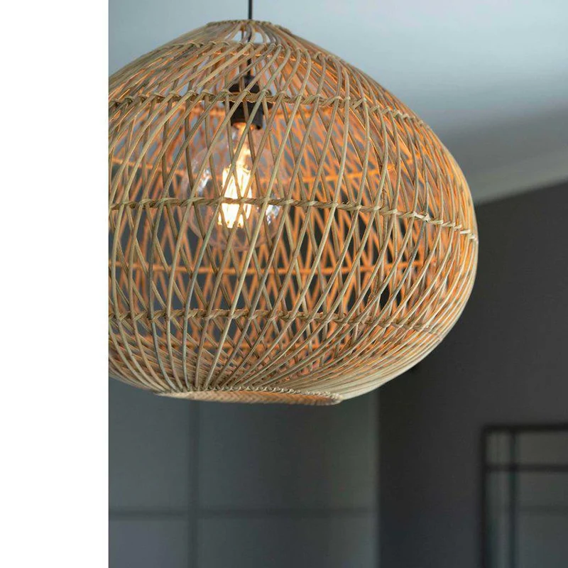 Rattan Hängelampe Indoor Karen 70 | 90cm