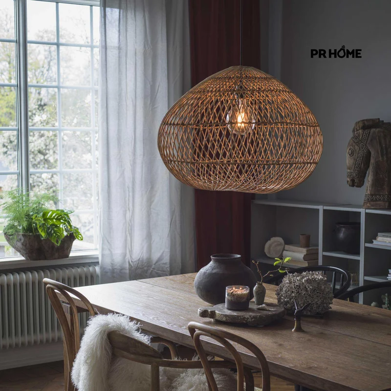 Rattan Hängelampe Indoor Karen 70 | 90cm