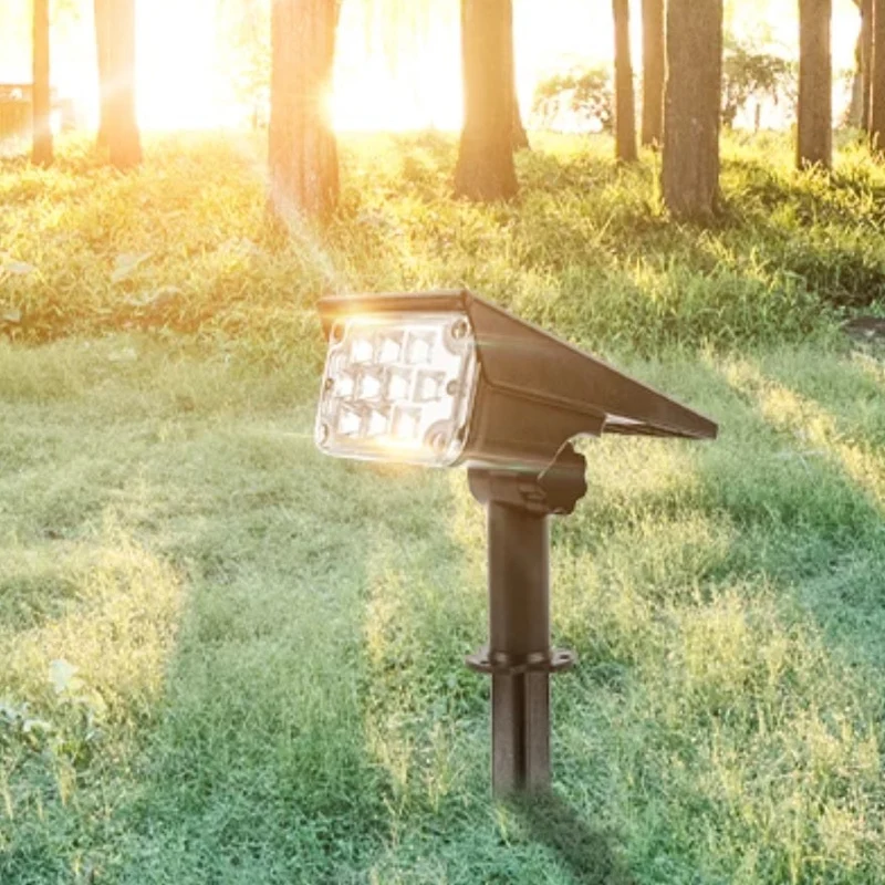 8-teilig | Solar-Bodenleuchte / Erdspießleuchte 2 Watt mit Spieß – 3000 K Warmweiß