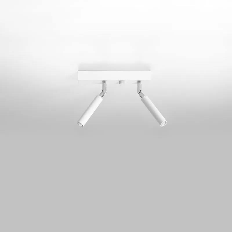 Moderner weißer schwenkbarer Deckenstrahler Wohnzimmer – Modèle Aerionis