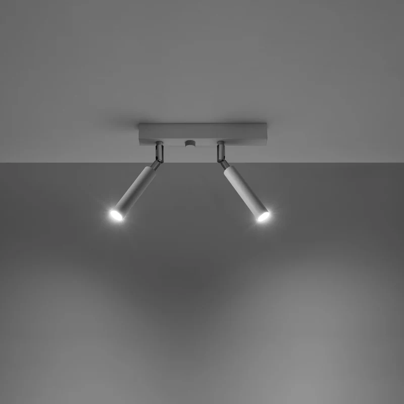 Moderner weißer schwenkbarer Deckenstrahler Wohnzimmer – Modèle Aerionis