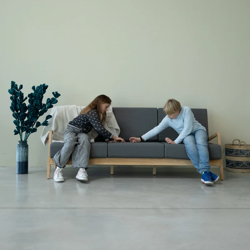 Dreisitzer-Sofa aus Massivholz SWEDEN | NordicStory