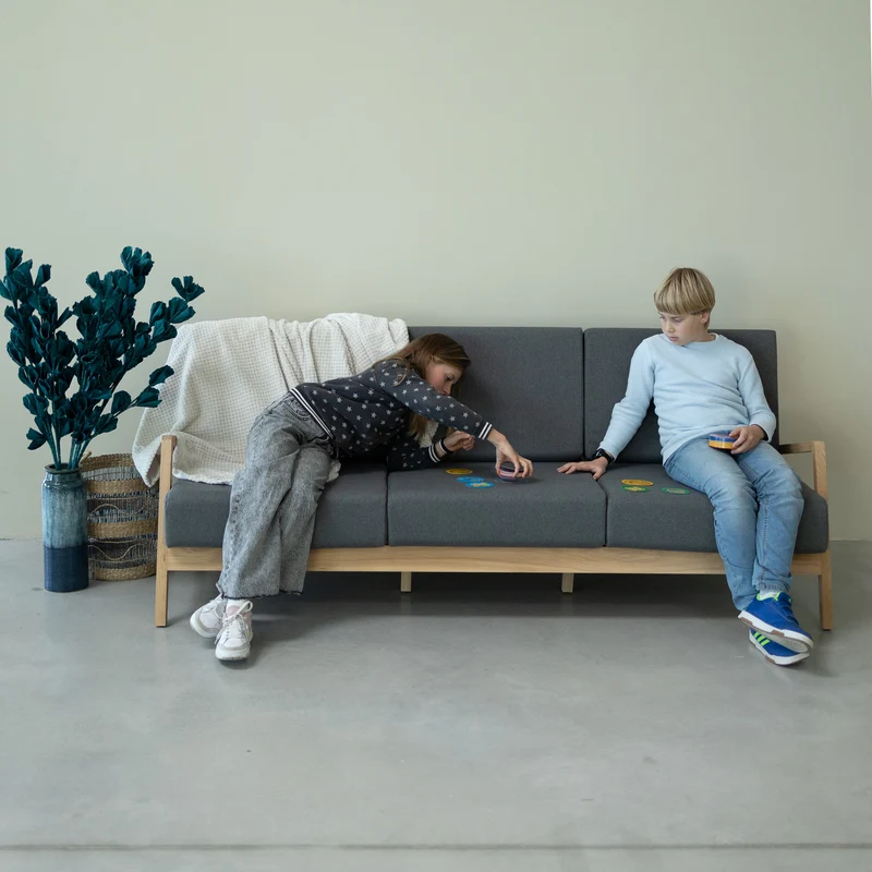 Dreisitzer-Sofa aus Massivholz SWEDEN | NordicStory