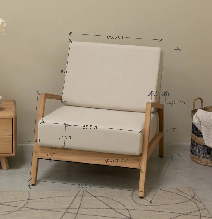 Sessel aus Massivholz SWEDEN | NordicStory