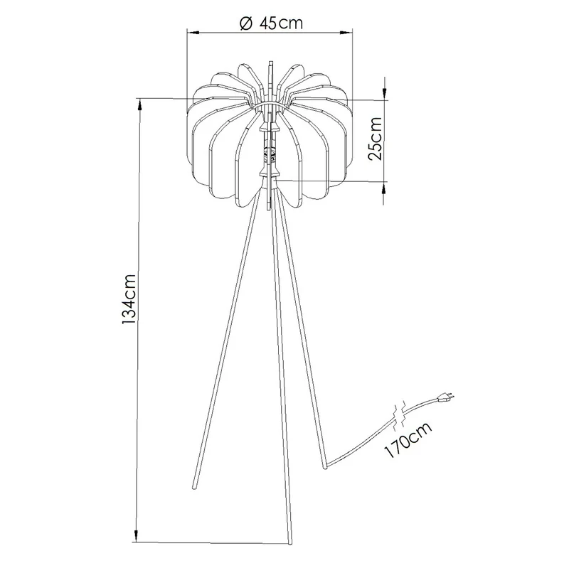 Wohnzimmer Stehlampe MULA