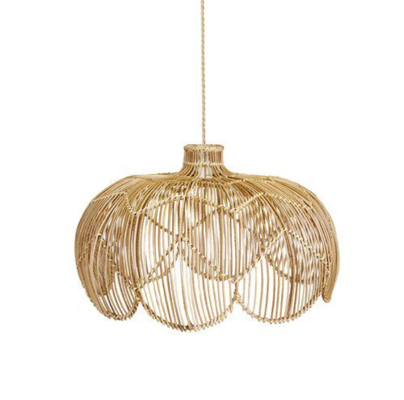 Hängende Rattan Lampe BELLE