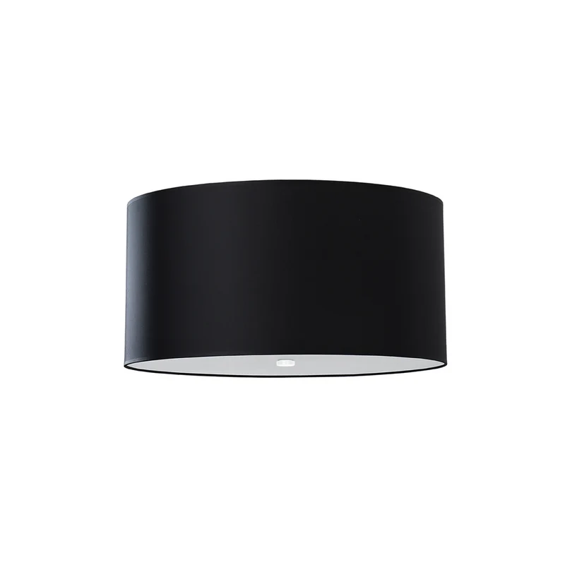 Minimalistische schwarze Deckenleuchte Wohnzimmer – Elarion