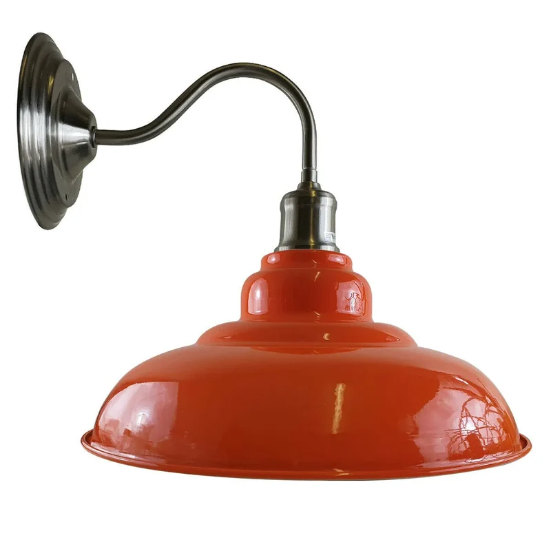 Vintage Schwanenhals Wandlampe | LEDSone Bunte Metall Lampe im Retro stil~3907