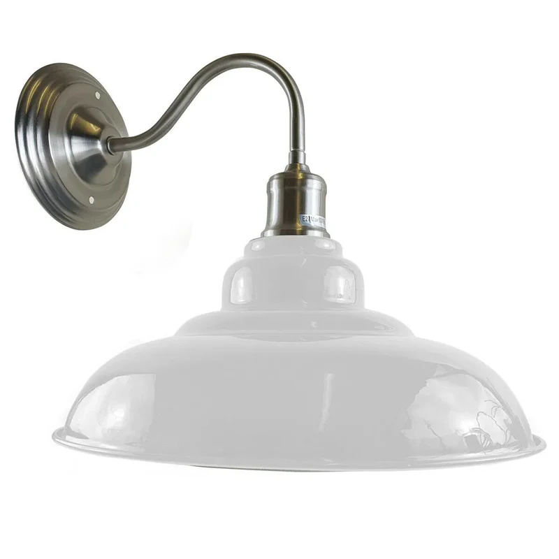 Vintage Schwanenhals Wandlampe | LEDSone Bunte Metall Lampe im Retro stil~3907