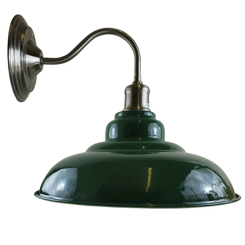 Vintage Schwanenhals Wandlampe | LEDSone Bunte Metall Lampe im Retro stil~3907
