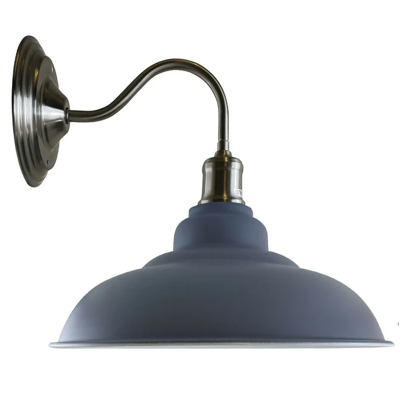 Vintage Schwanenhals Wandlampe | LEDSone Bunte Metall Lampe im Retro stil~3907