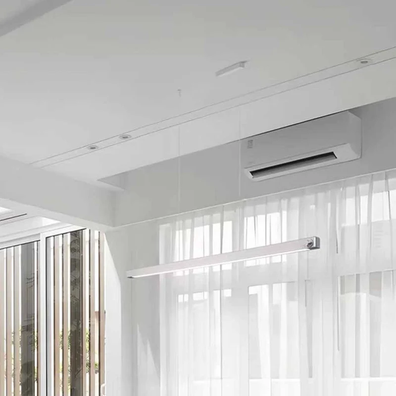 Minimalist Linear Pendant Light LED with a Dimmer Button