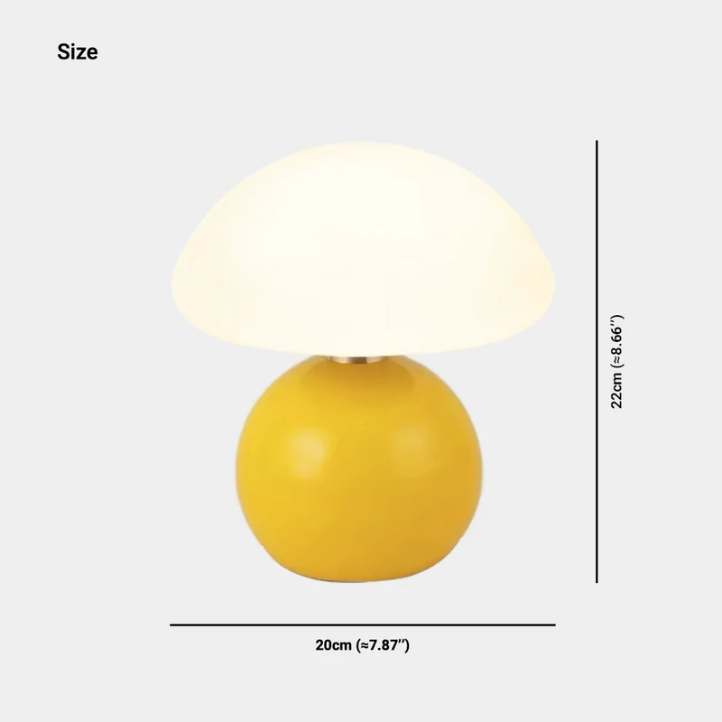 Murshroom Table Lamp Cute Mutlit-Color LED