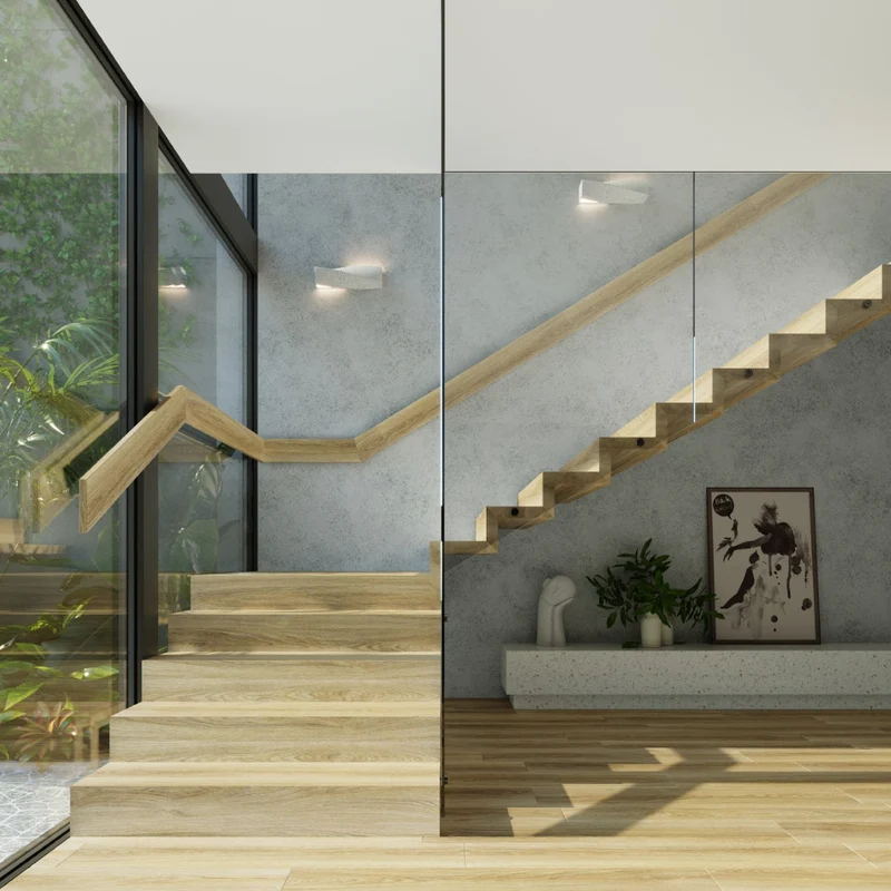 Wandleuchte aus grauem Beton Industriedesign – Modèle Caldria