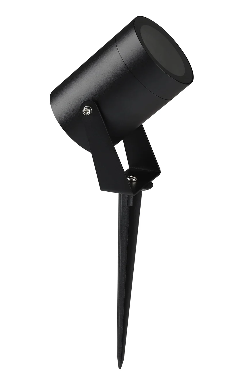 4-teiliger Spike-Scheinwerfer | Spike | GU10 | IP65 | Schwarz | Rund