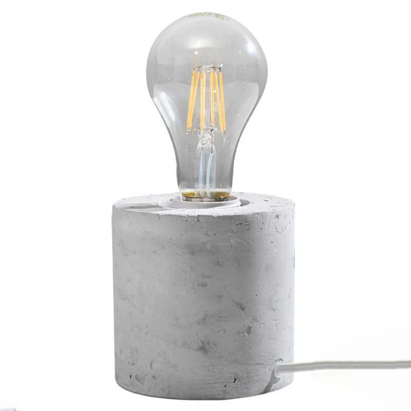 Minimalistische Schreibtischlampe aus Beton – Cimmera