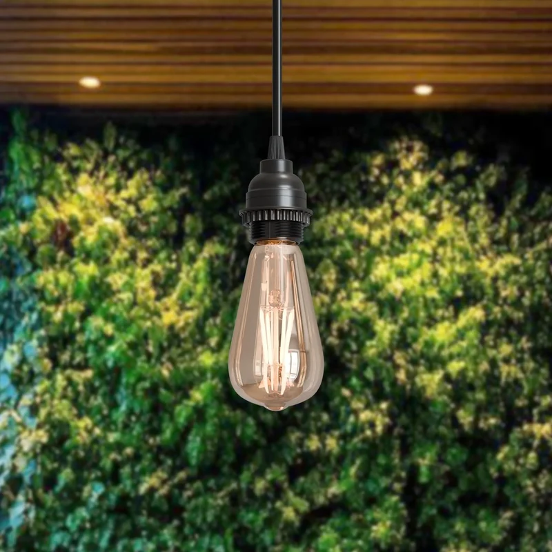 Industrial Swag Pendellampe – Dezentrale Loft Lampe Esstisch | 2m | E27 ~4003