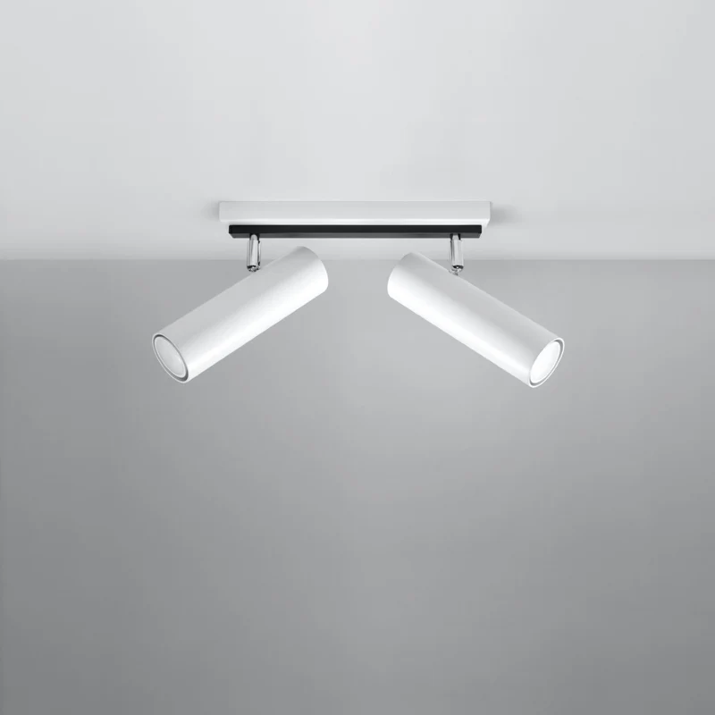 Moderner weißer schwenkbarer Deckenstrahler für Wohnzimmer – Nerazio
