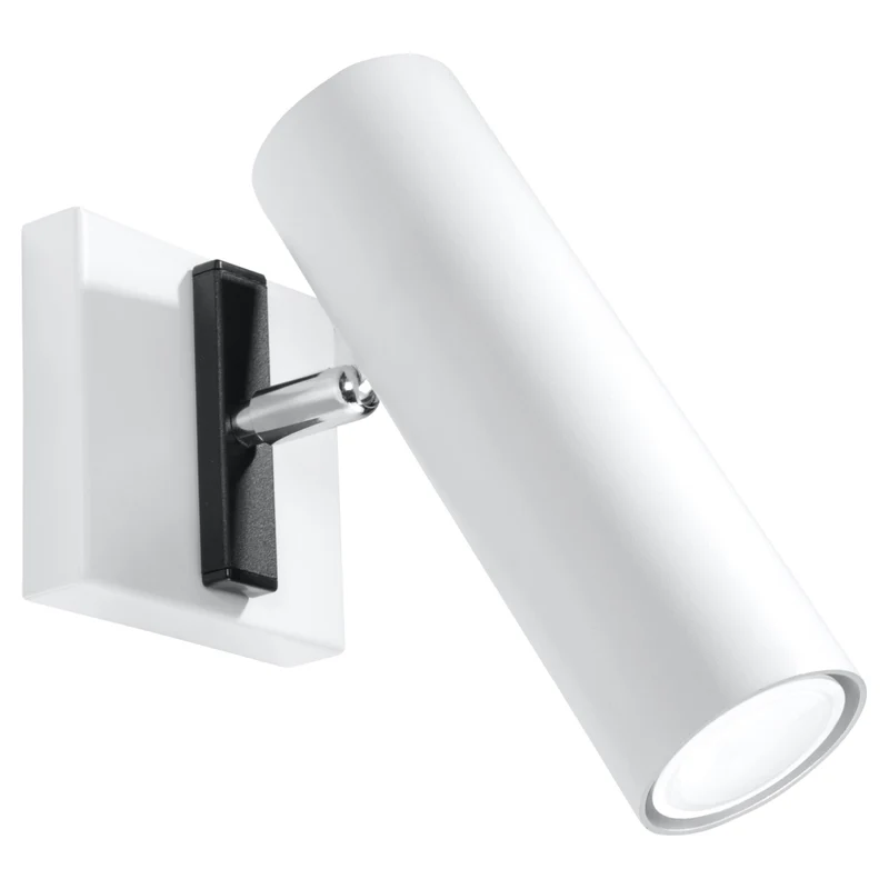 Minimalistische weiße schwenkbare Wandleuchte – Ardanis