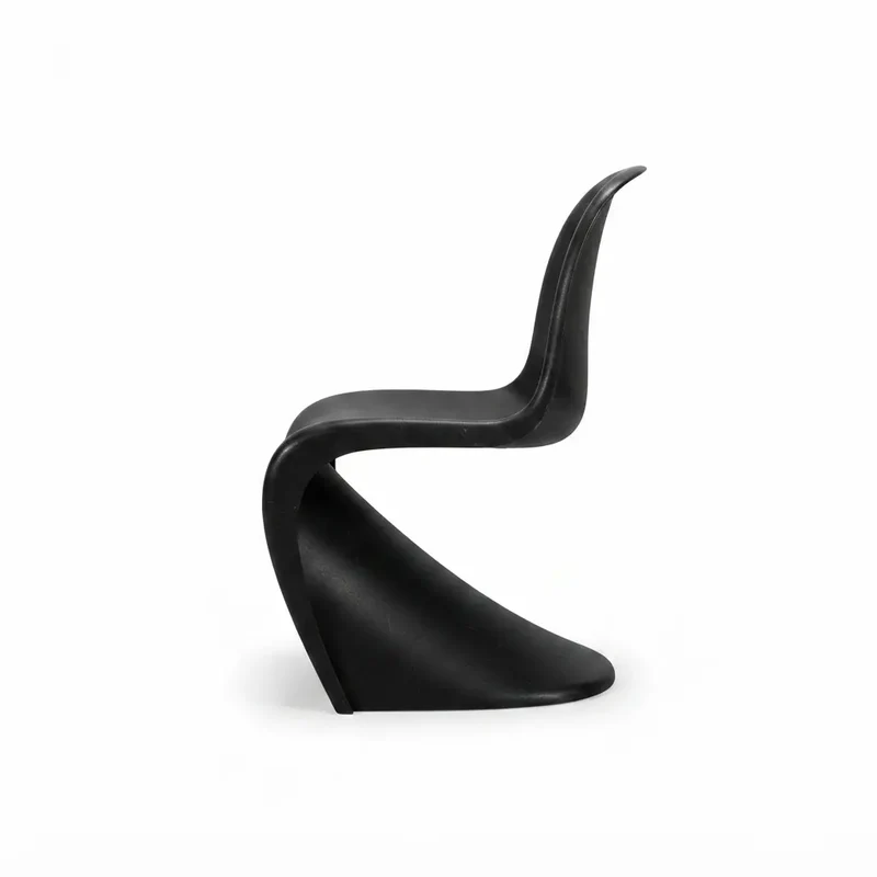 Vitra Panton Chair Junior – Vintage Kinderstuhl in Schwarz, Verner Panton