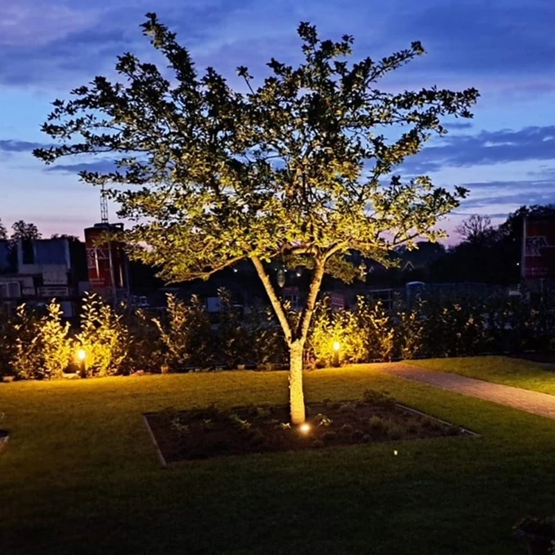 6-teilig | LED-Bodenstrahler GU10 quadratisch | Athen | Edelstahl | IP66