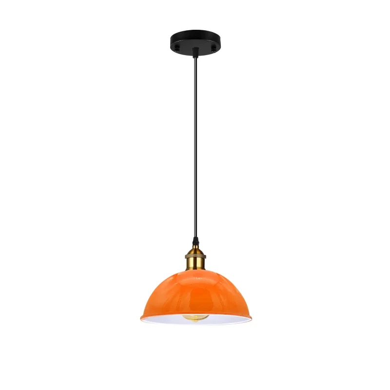 Vintage Pendelleuchte Farbig Industriestil Hängeleuchte ~3990