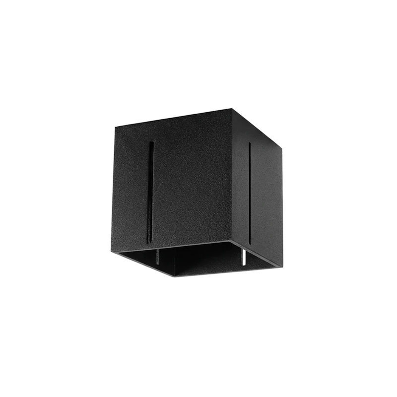 Deckenleuchte quadratisch schwarz modern durchbrochen – Orphéa