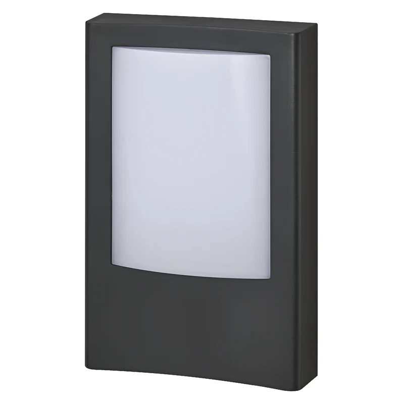 OSRAM ENDURA STYLE ENTRANCE Außenleuchte, 12,5W, 900lm, Eingangsleuchte, dunkelgrau IP44 Schutzklasse, 3. 000K Farbtemperatur, warmweiße Lichtfarbe