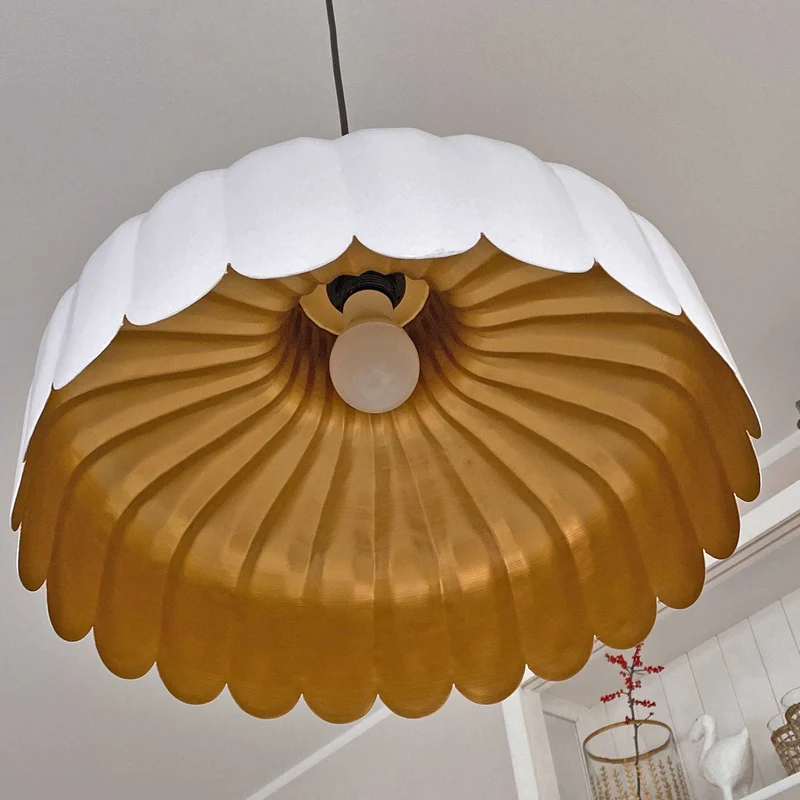 Hängelampe für Esstisch | Beige